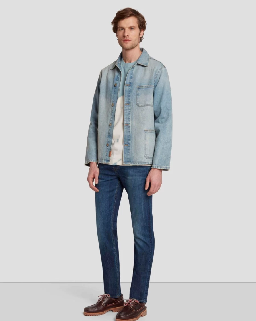 7 For All Mankind Men's Heritage Utility Overshirt - Take The Road Style