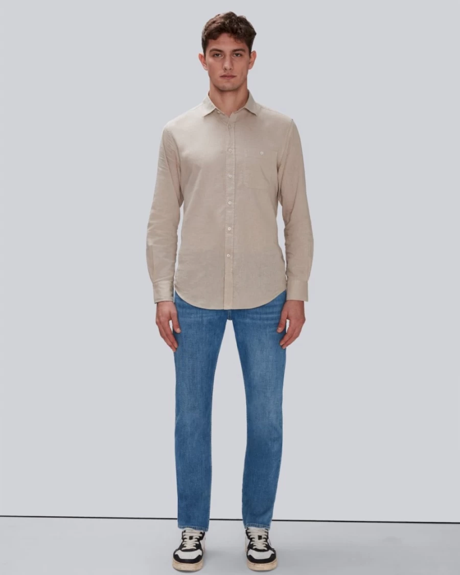 7 For All Mankind Men's Left Hand Straight Fit Jeans in Matira Wash
