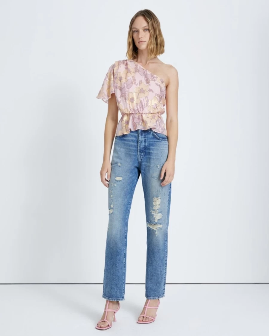 7 For All Mankind Women's Easy Straight Leg Maribel Jeans