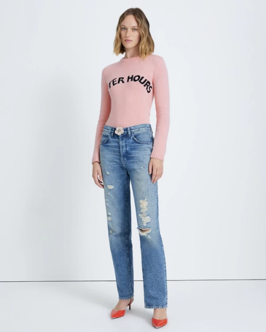 7 For All Mankind Women's Easy Straight Leg Maribel Jeans