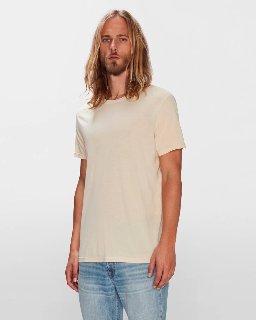 7 For All Mankind Men's Featherweight Soybean Cotton T-Shirt