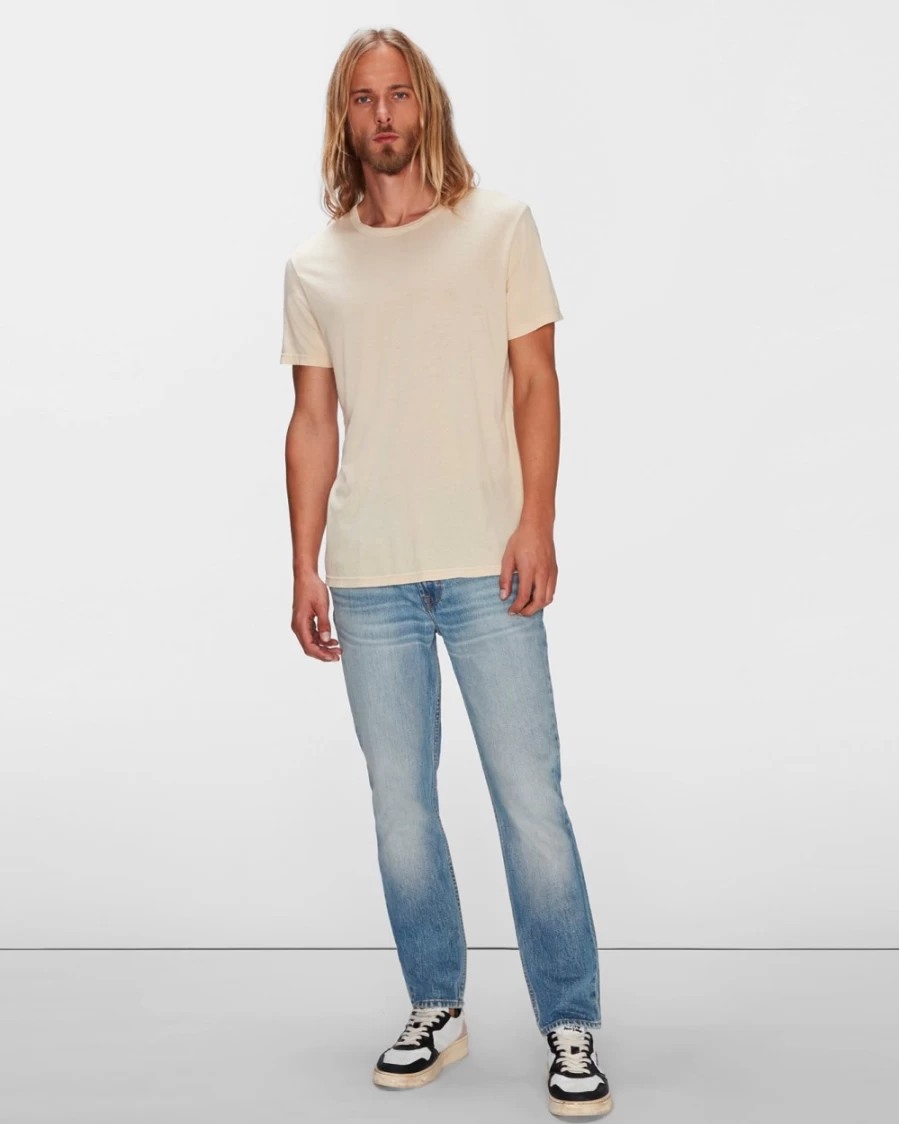 7 For All Mankind Men's Featherweight Soybean Cotton T-Shirt