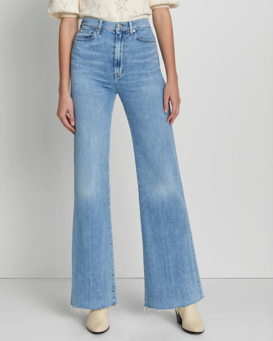 7 For All Mankind Women's Left Hand Ultra High Rise Jean - Bailly Fit