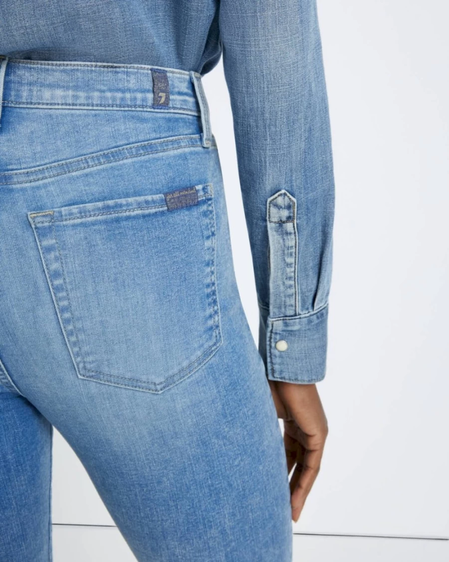 7 For All Mankind Women's High Waist Anisette Skinny Ankle Jeans