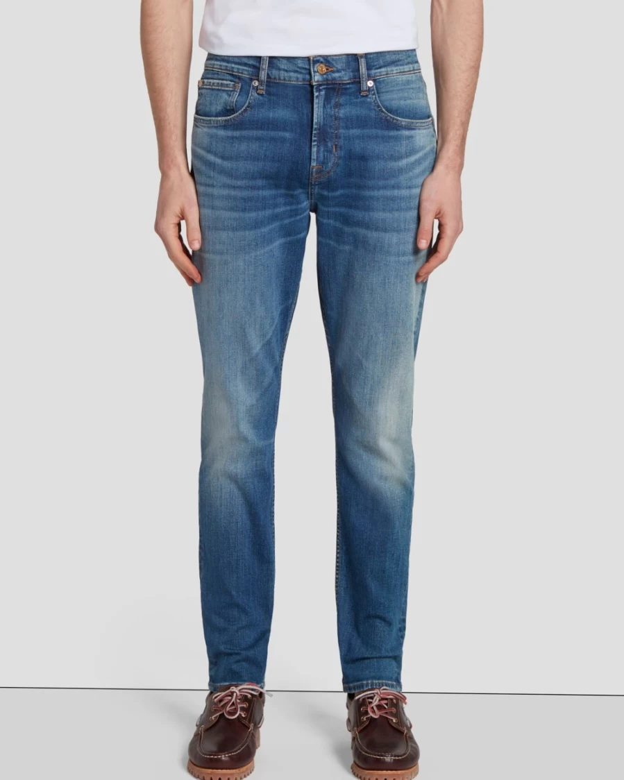 7 For All Mankind Men's Earthkind Stretch Tek Adrien Slim Fit Jeans