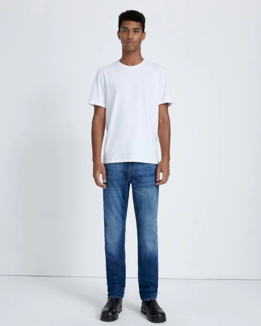 7 For All Mankind Men's Left Hand Slimmy Jeans in Redvale