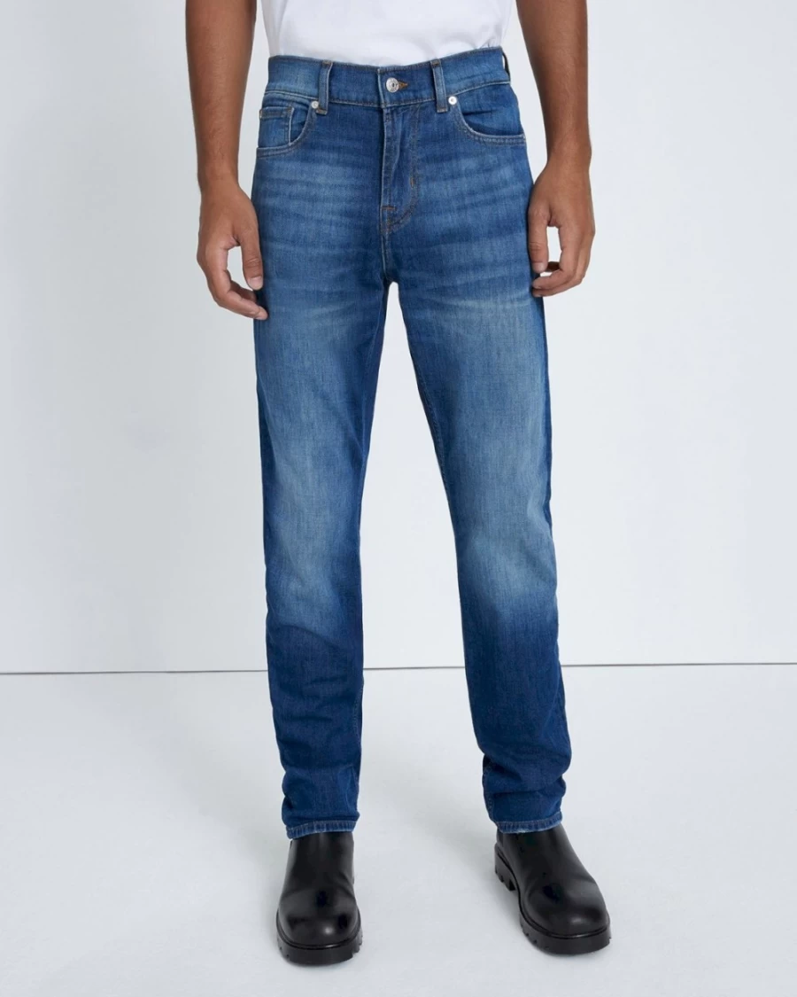 7 For All Mankind Men's Left Hand Slimmy Jeans in Redvale