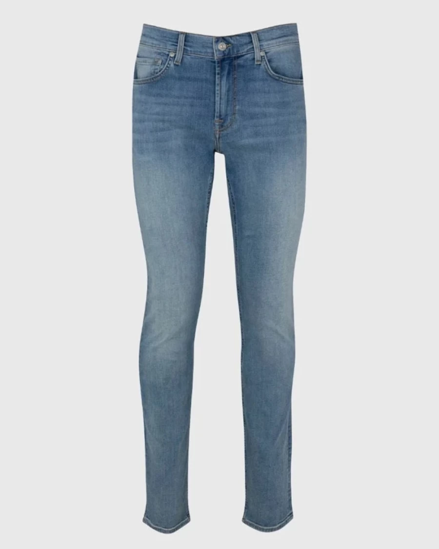 7 For All Mankind Men's Paxtyn In Sand Island Jeans