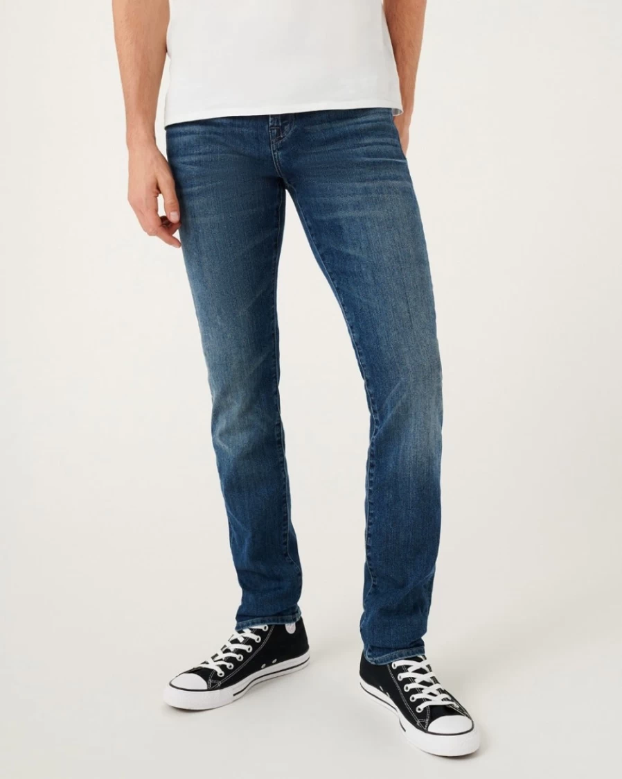 7 For All Mankind Men's Airweft Paxtyn Skinny Jeans in Flash Wash