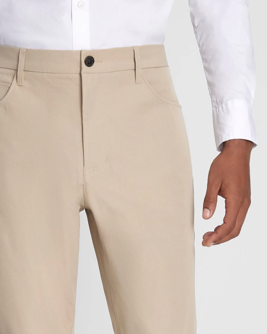 7 For All Mankind Men's Adrien Tech Series In Sand Jeans