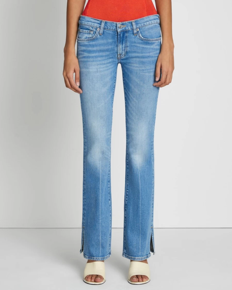 7 For All Mankind Women's Original Bootcut Jeans in Chamberlain Wash