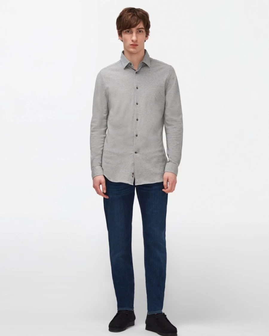 7 For All Mankind Men's Luxe Performance Plus Slim Fit Tapered Jeans with Hydro Technology