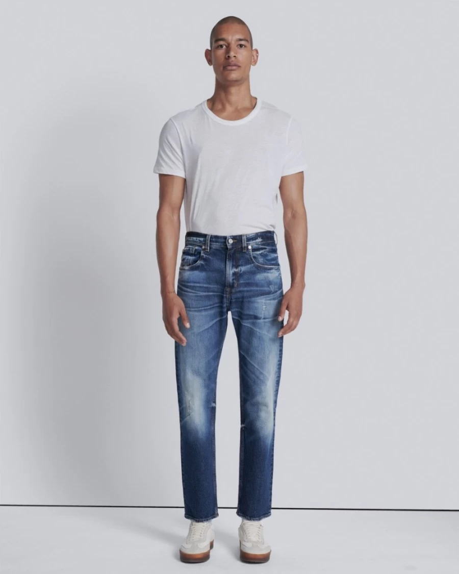 7 For All Mankind Men's American Vintage Cooper J Prime Blue Denim Jeans