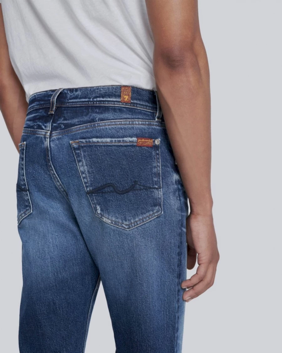7 For All Mankind Men's American Vintage Cooper J Prime Blue Denim Jeans