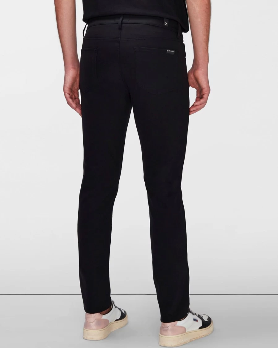 7 For All Mankind Men's Tech Series Slim Fit Tapered Black Jeans