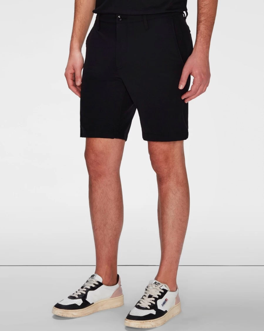 7 For All Mankind Men's Tech Series Black Shorts