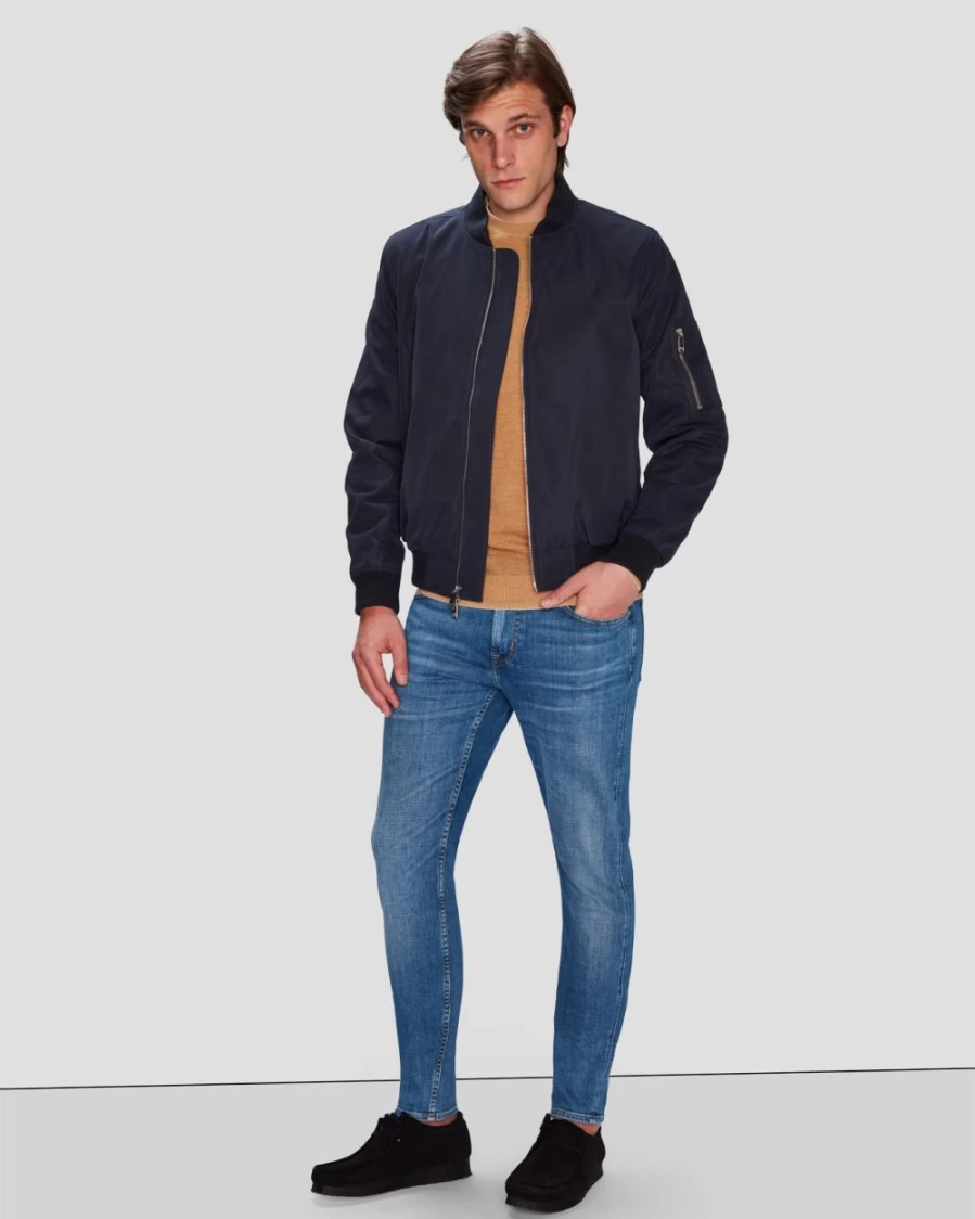 7 For All Mankind Men's Stretch Tek Paxtyn Tapered Fit Nomad Jeans