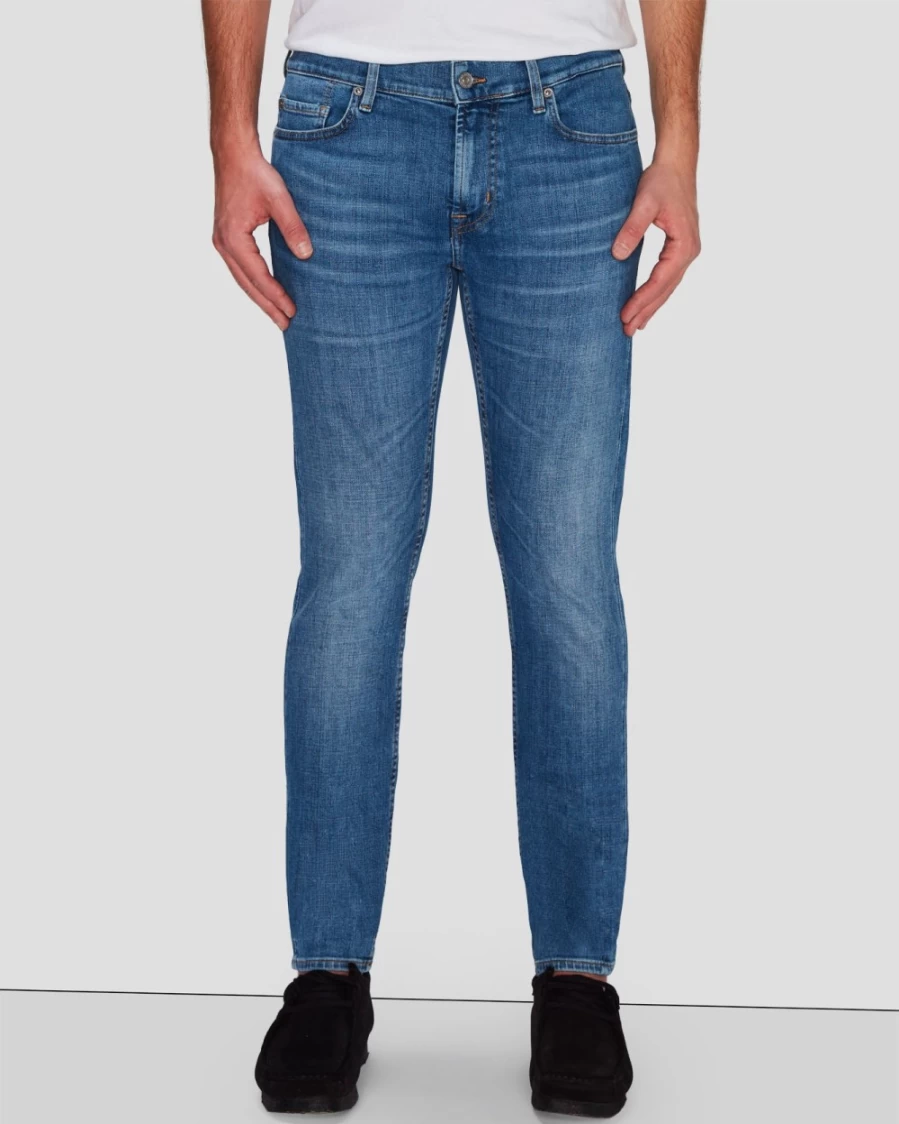 7 For All Mankind Men's Stretch Tek Paxtyn Tapered Fit Nomad Jeans