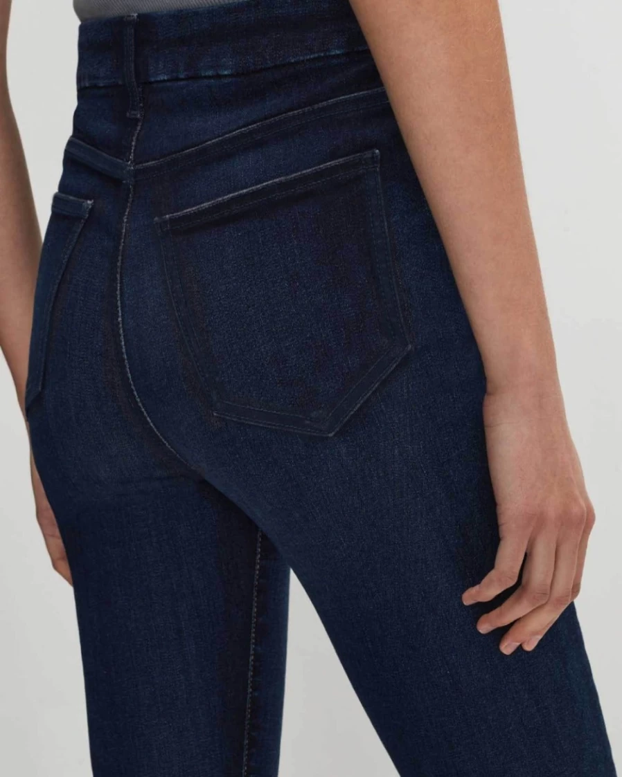 7 For All Mankind Women's No Filter Ultra High Rise Skinny Bootcut Jeans in Mariposa Wash