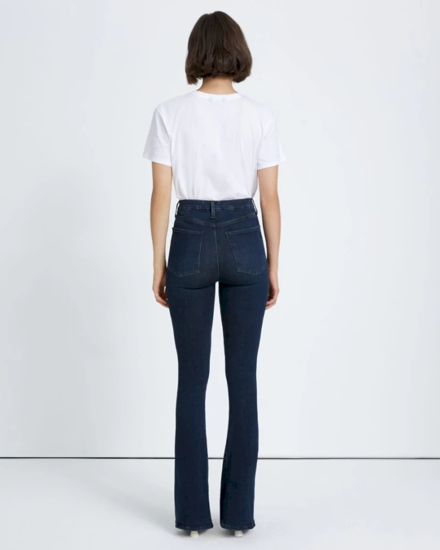 7 For All Mankind Women's No Filter Ultra High Rise Skinny Bootcut Jeans in Grace