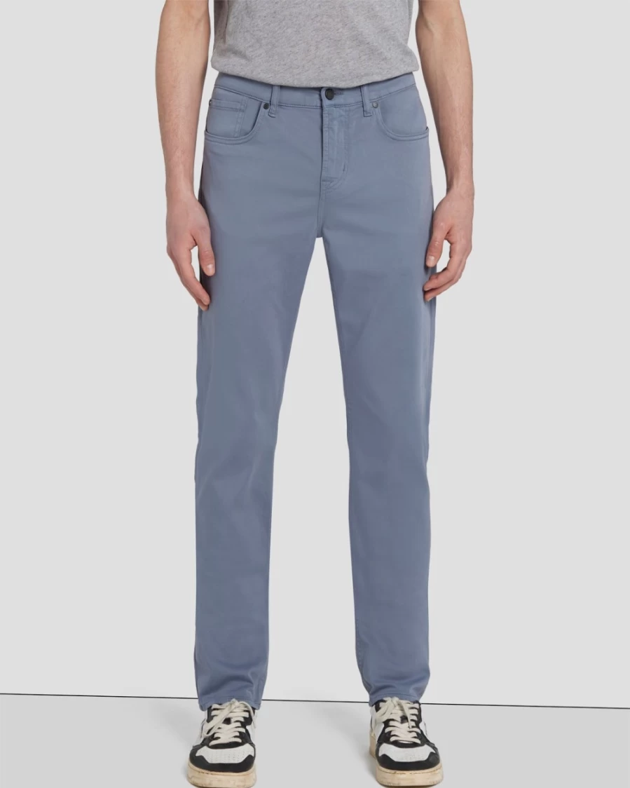 7 For All Mankind Men's Luxe Performance Slim Fit Jeans in French Blue