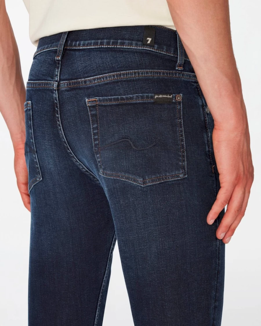 7 For All Mankind Men's Stretch Slim Fit Tapered Explorer Jeans