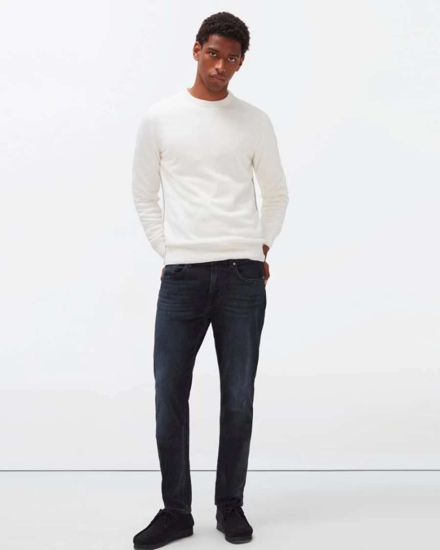 7 For All Mankind Men's Earthkind Stretch Tek Slim Fit Tapered Jeans
