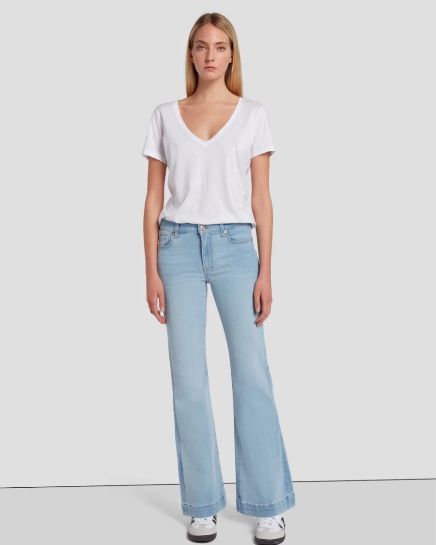 7 For All Mankind Women's Tailorless Dojo In Mirage Jeans