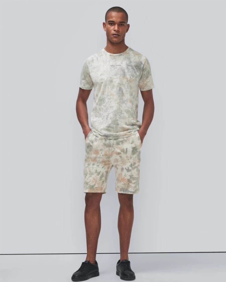 7 For All Mankind Men's Camo Mineral Tie-Dye T-Shirt