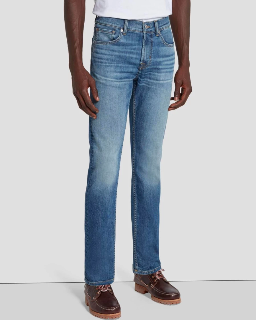 7 For All Mankind Men's Airweft Slimmy Jeans in Alameda Wash