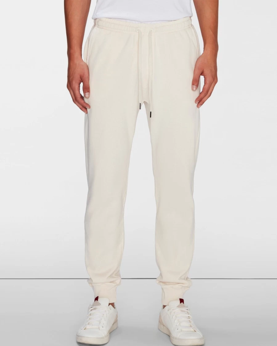 7 For All Mankind Men's Ecru Mineral Dye Jogger Pants - Comfortable Casual Joggers for Men