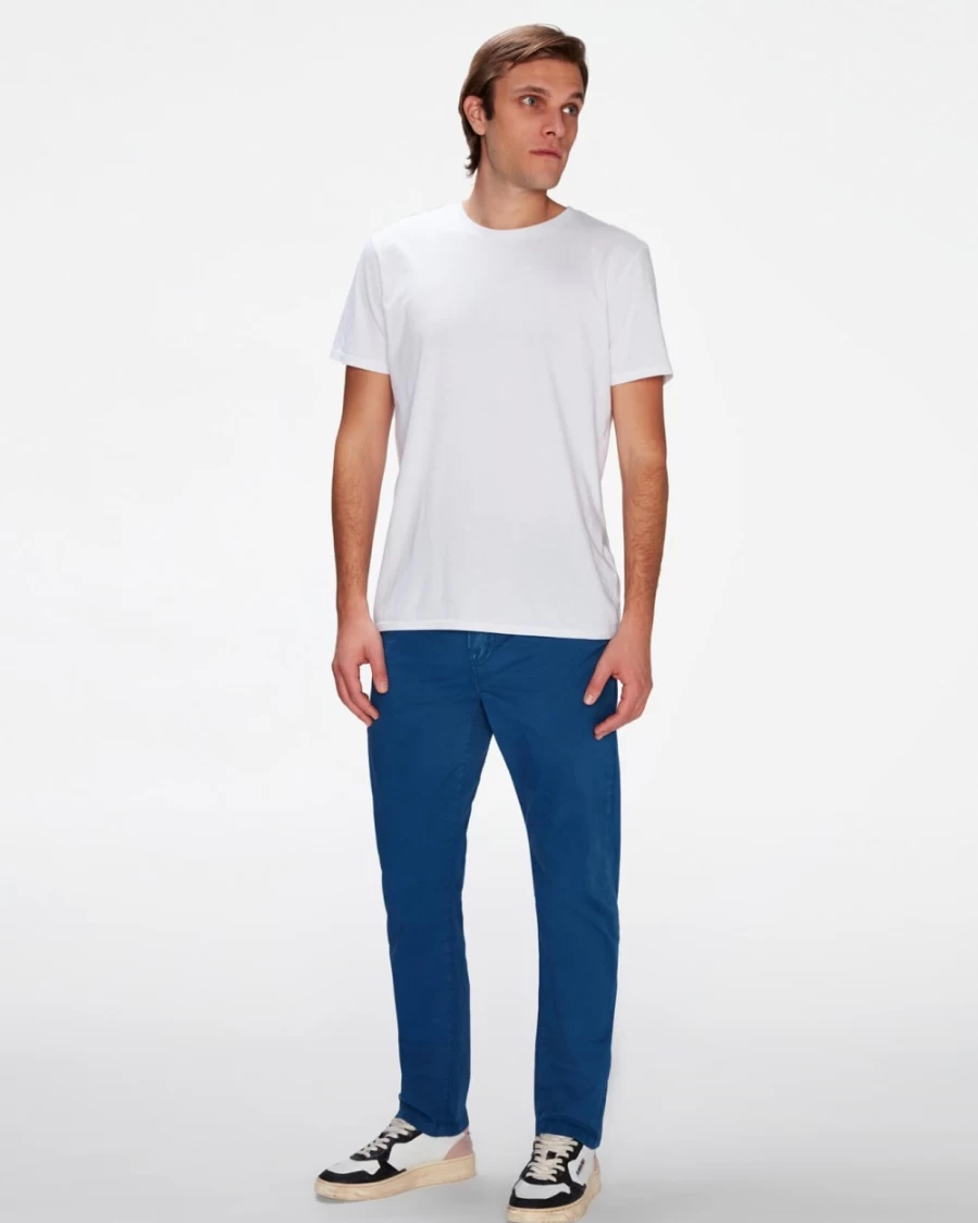 7 For All Mankind Men's Airweft Twill Adrien Chino Pants in Sea Bed