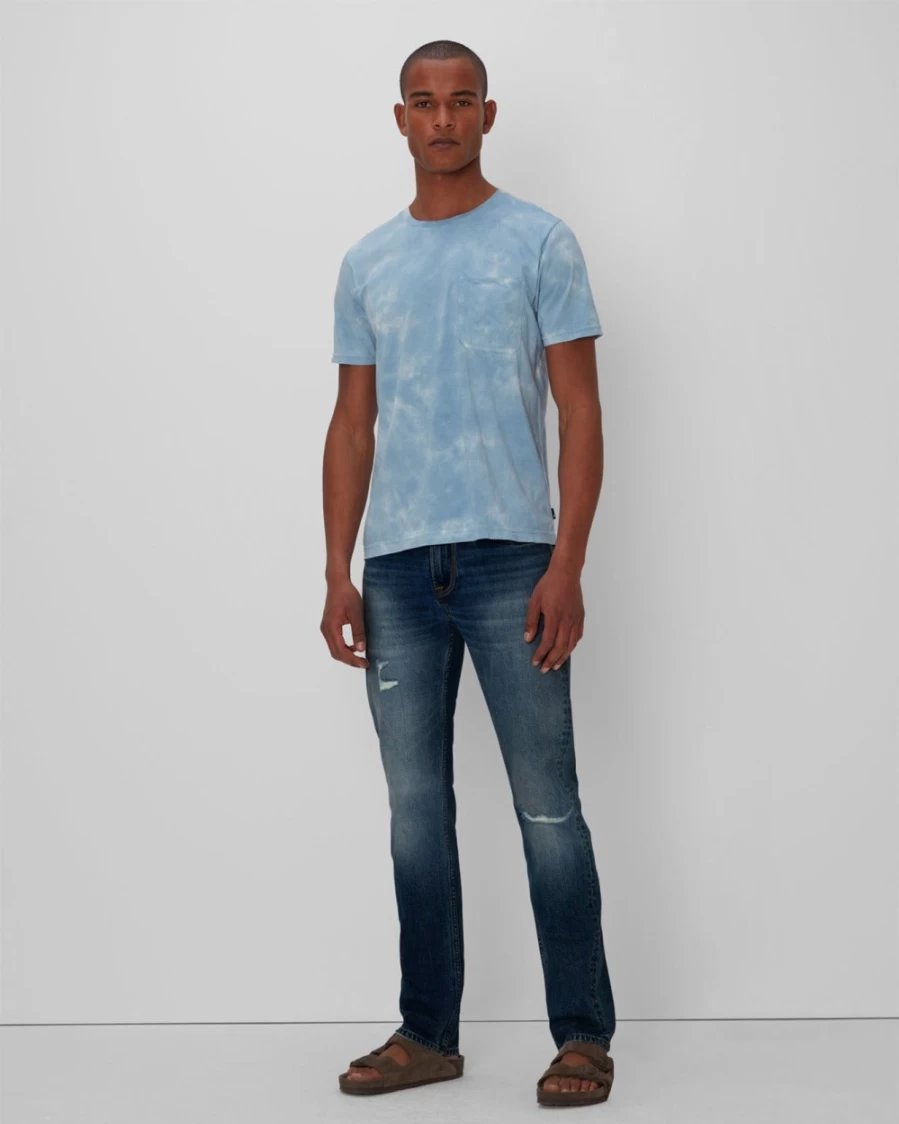 7 For All Mankind Men's Hemp Slim Fit Jeans in Appenine Wash
