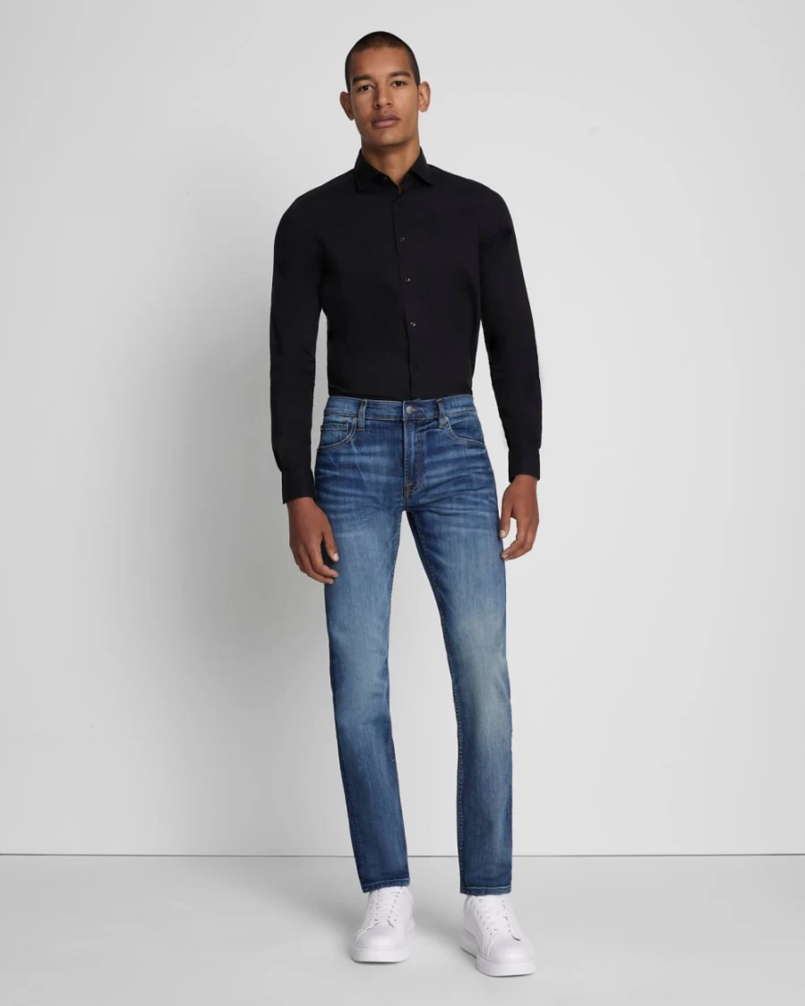 7 For All Mankind Men's Coachella Clean Pocket Jeans