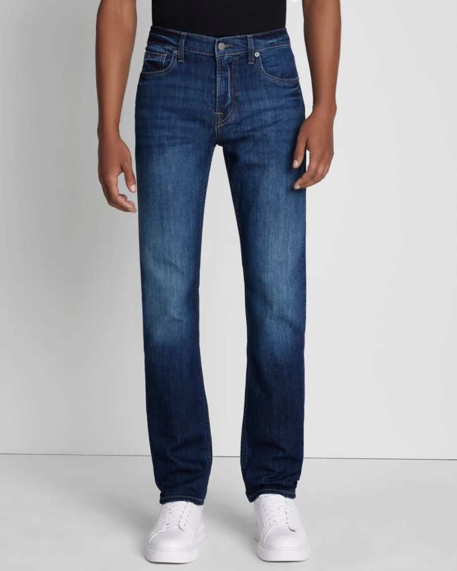 7 For All Mankind Men's Airweft Slimmy Squiggle Ironwood Jeans