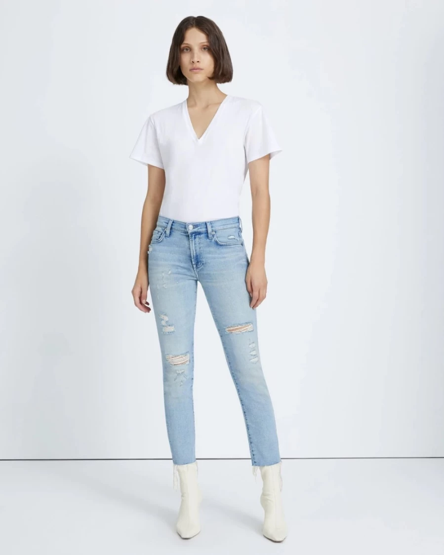 7 For All Mankind Women's Luxe Vintage Roxanne Ankle Boots in Camila