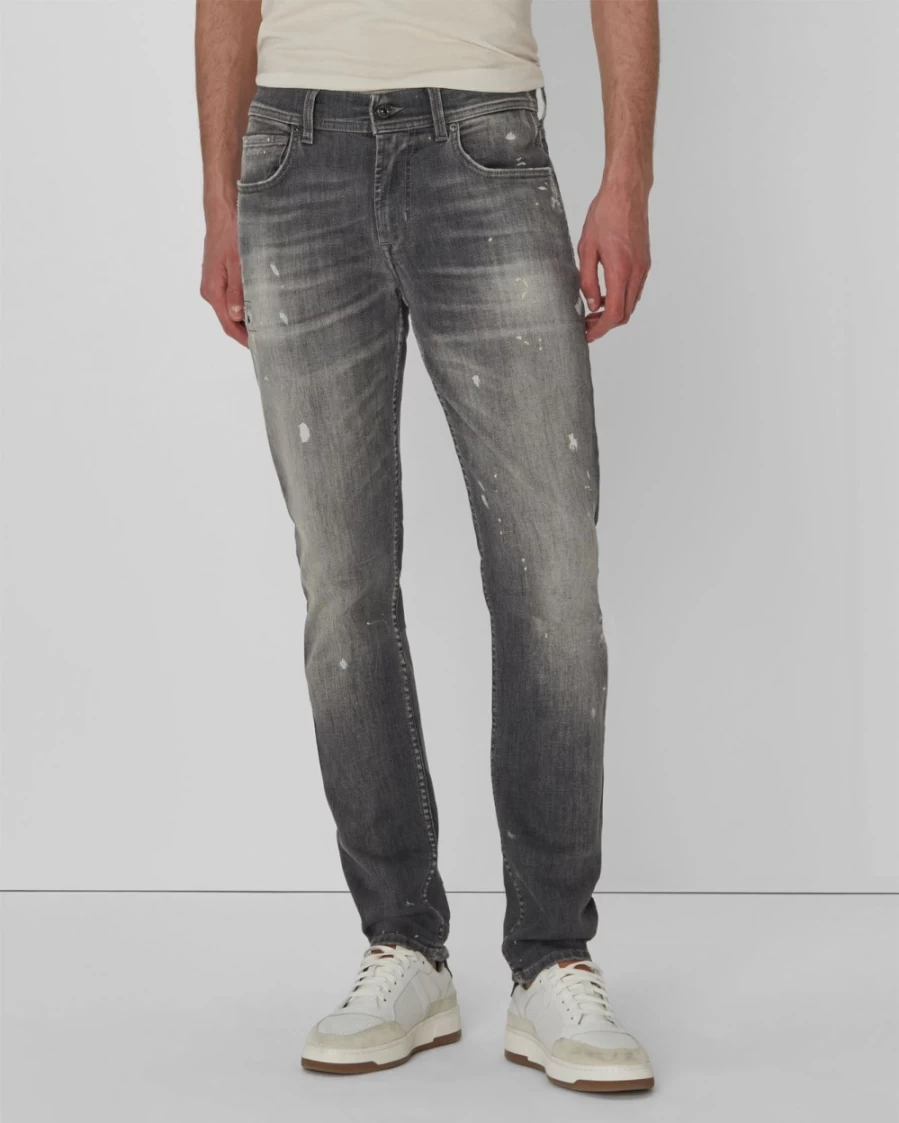 7 For All Mankind Men's Luxe Sport X Stretch Tek Slim Fit Tapered Jeans in Euphoria Wash
