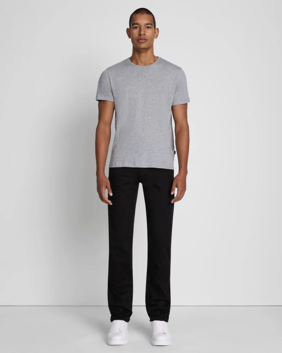 7 For All Mankind Men's Luxe Performance Plus Slim Fit Black Jeans