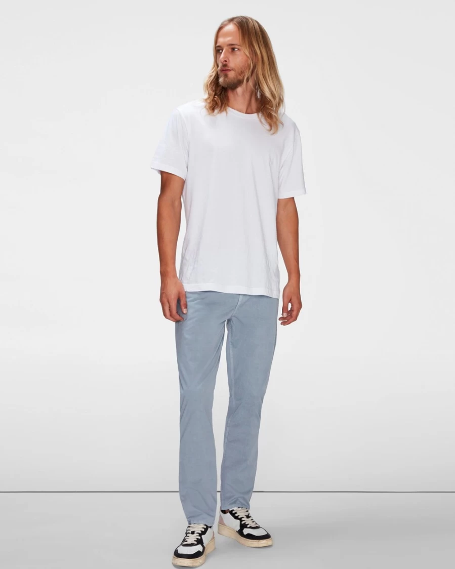 7 For All Mankind Men's Airweft Twill Adrien 5 Pocket Jeans in Cold Gin Wash