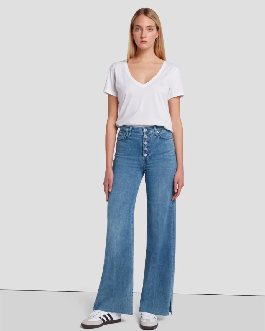 7 For All Mankind Women's Left Hand Ultra High Rise Jeans