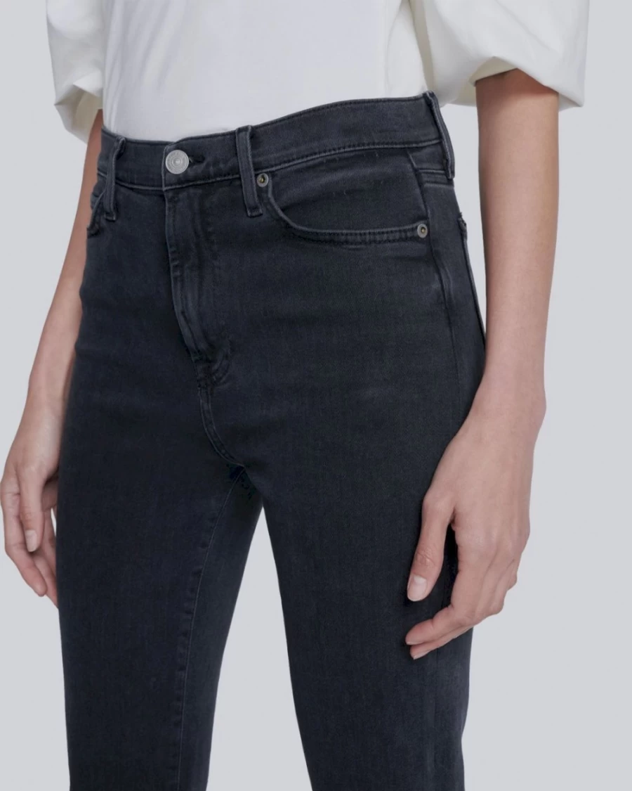 7 For All Mankind Women's Luxe Vintage High Waist Slim Fit Kick Flare Jeans in Gaze Wash