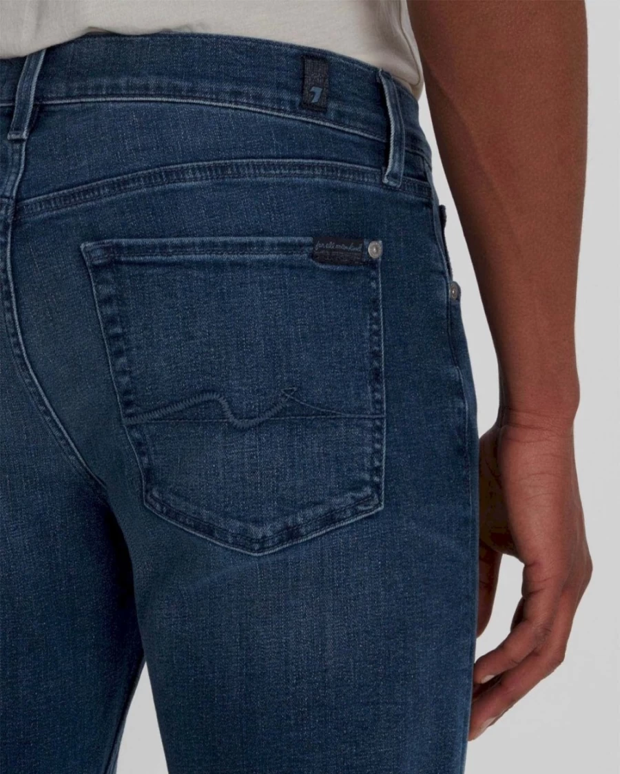 7 For All Mankind Men's Slimmy Squiggle Epsom Slim Fit Jeans