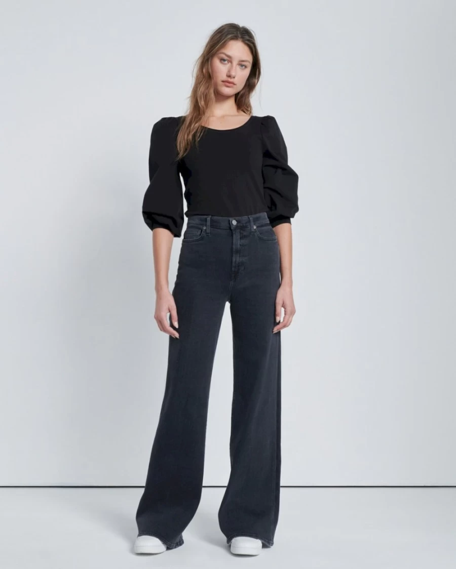 7 For All Mankind Women's Luxe Vintage Ultra High Rise Jeans - Retro Gaze Denim
