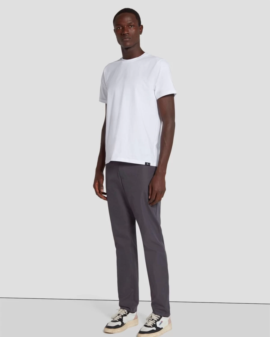 7 For All Mankind Men's Adrien Tech Series Charcoal Jeans