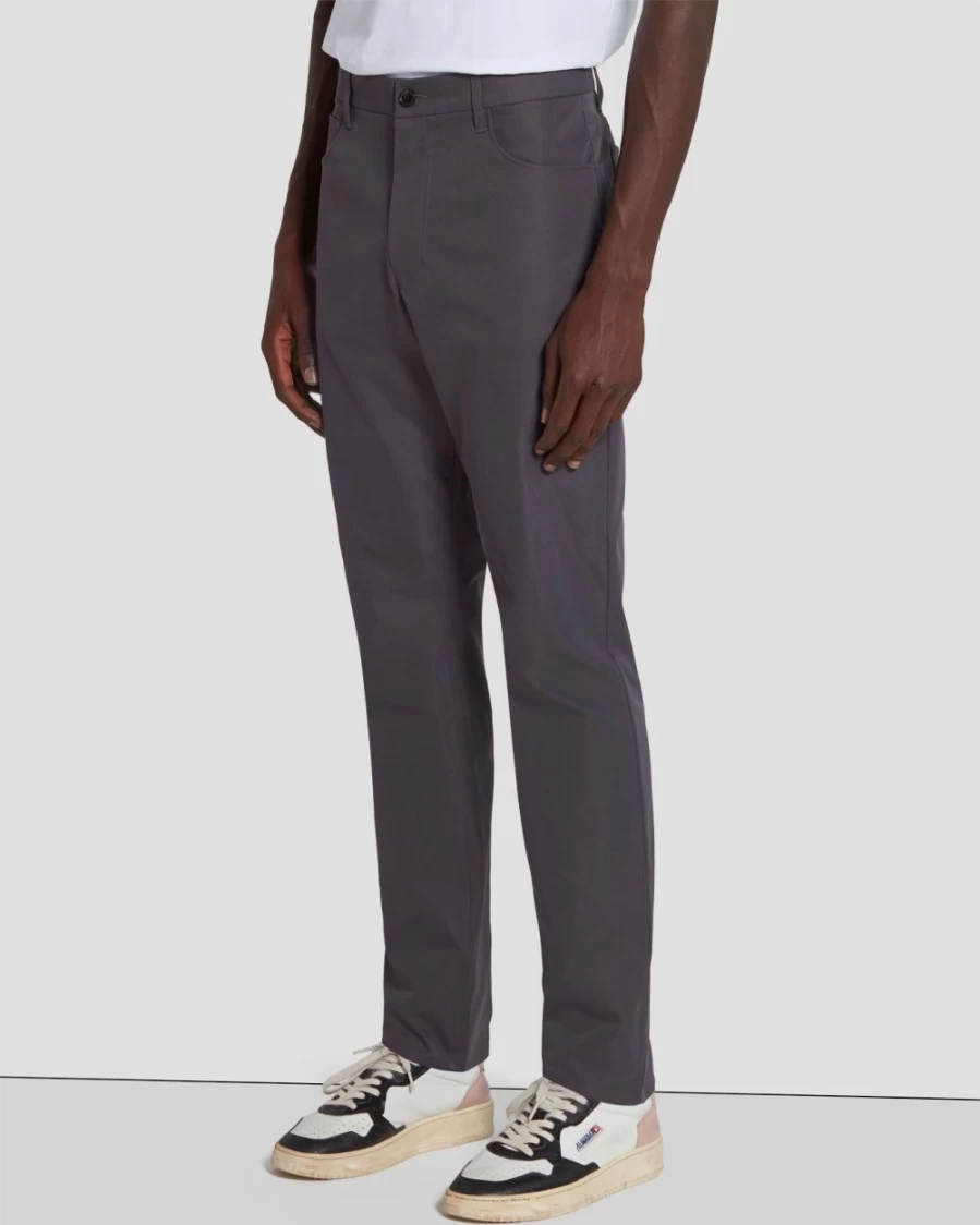 7 For All Mankind Men's Adrien Tech Series Charcoal Jeans