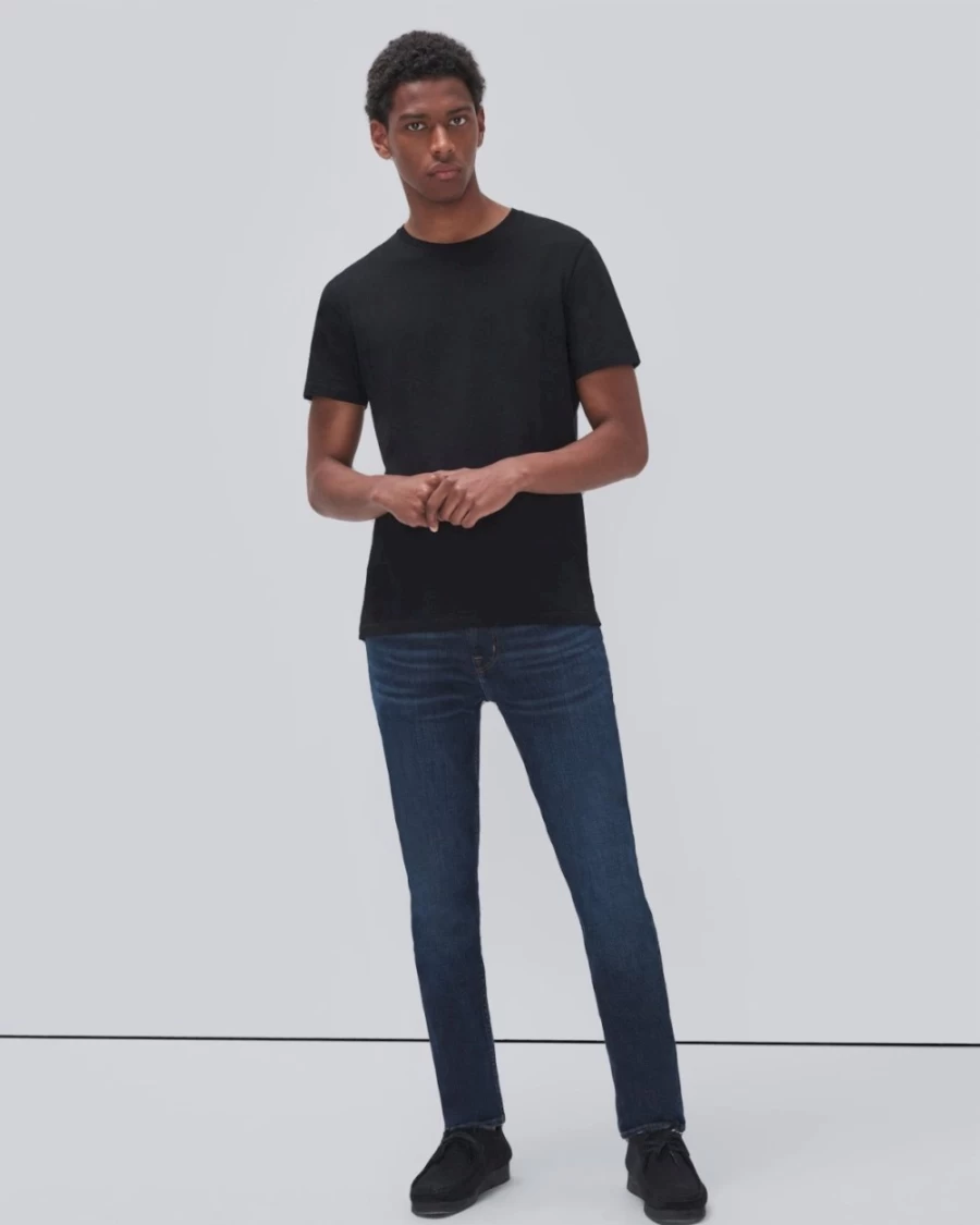7 For All Mankind Men's Earthkind Stretch Tek Slimmy Tapered Jeans in Native Wash