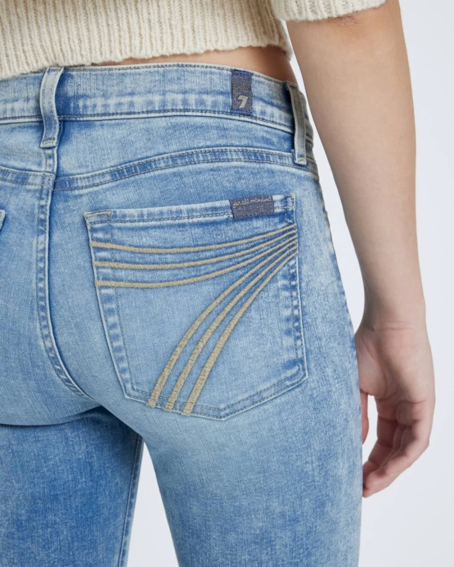 7 For All Mankind Women's Dojo In Anisette Premium Denim Jeans