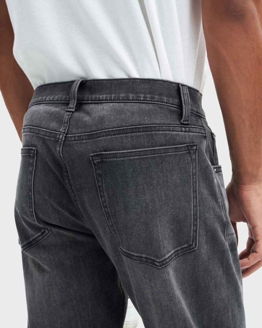 7 For All Mankind Men's Luxe Sport X Stretch Tek Adrien Jeans in Borrego Black