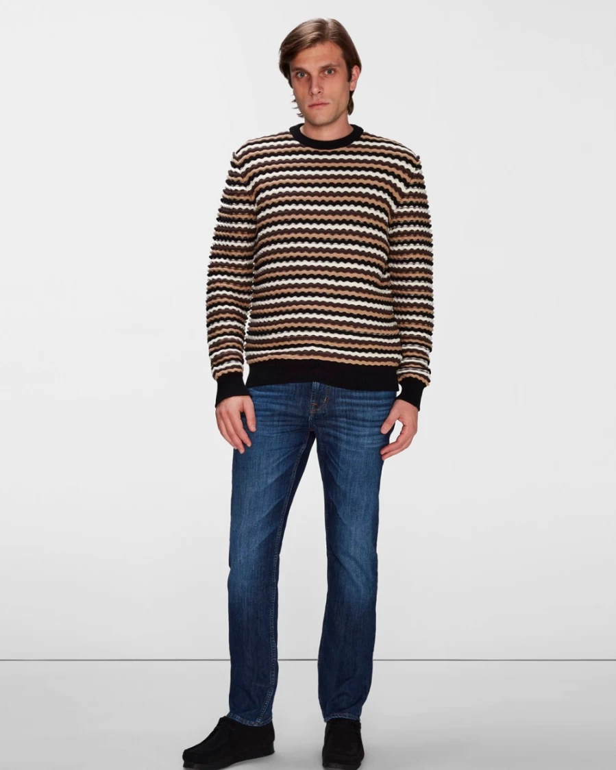 7 For All Mankind Men's Airweft Slimmy Jeans in Malibu Wash