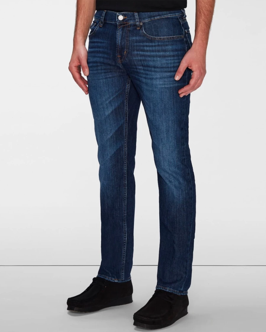 7 For All Mankind Men's Airweft Slimmy Jeans in Malibu Wash
